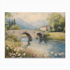 Bridge Over The River Canvas Print