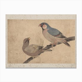 Album Of Sketches By Katsushika Hokusai And His Disciples, Katsushika Hokusai 19 Canvas Print