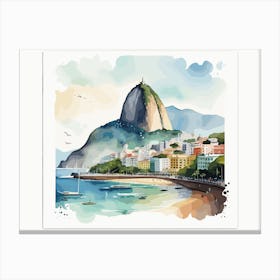 Pão de Açucar Mountain Canvas Print