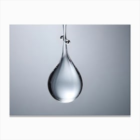 Drop Of Water Canvas Print