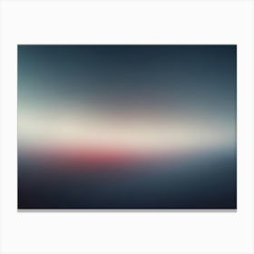 A Gradient Background With A Soft, Blurred, Blue To White Transition, Resembling A Hazy Sky Or A Foggy Landscape Canvas Print