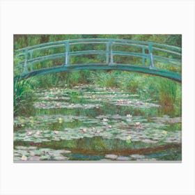 The Japanese Footbridge (1899), 1, Claude Monet Canvas Print