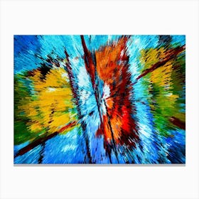 Acrylic Extruded Painting 133 Canvas Print