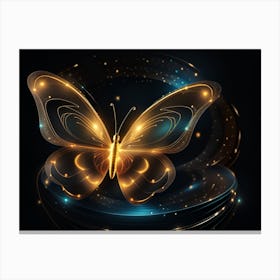 Golden Butterfly 22 Canvas Print