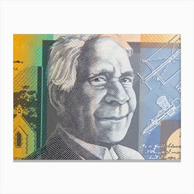 Australian money 4 Canvas Print