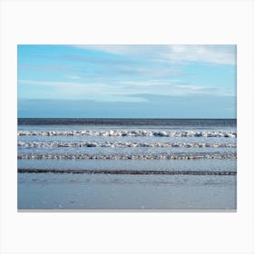 Waves Approaching the Shore Canvas Print