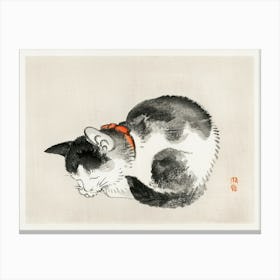 Sleeping Cat, Kōno Bairei Canvas Print