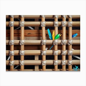 Woven Basket Canvas Print