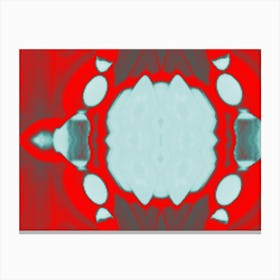 Abstract Red And Blue 3 Canvas Print