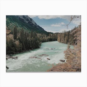 Winter Runoff Lake Canvas Print