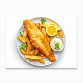 Fish And Chips 7 Canvas Print