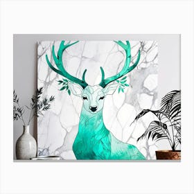 Deer Wall Art Canvas Print