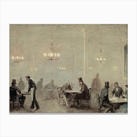 Decadent Bar Scene Canvas Print