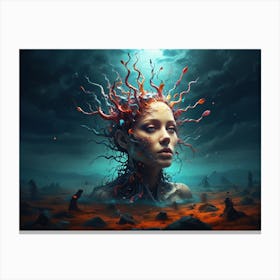 Purely Surreal Piece Of Art Canvas Print