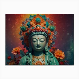 Buddha statue 1 Canvas Print