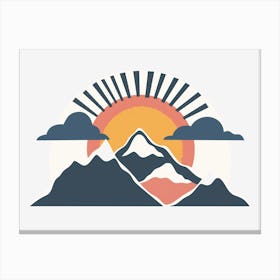 Mountain Sunrise Canvas Print