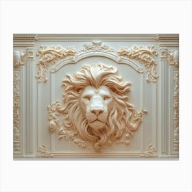 Lion Head 12 Toile