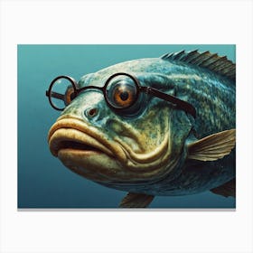 Default Of A Huge Big Fish Canvas Print