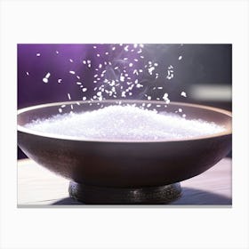 Bowl Of Sugar Canvas Print