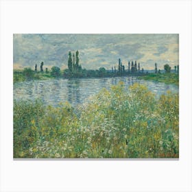 Banks Of The Seine, Vétheuil (1880), Claude Monet Canvas Print