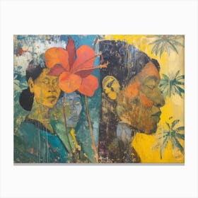 Contemporary Artwork Inspired By Paul Gauguin 3 Canvas Print