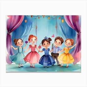 Opera Kids Canvas Print