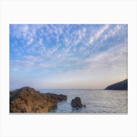 Rocky beach Canvas Print