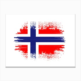 Norway Flag Canvas Print