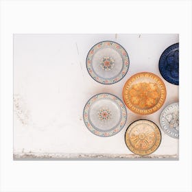 Moroccan Plates Canvas Print