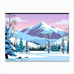 Winter Landscape 8 Canvas Print