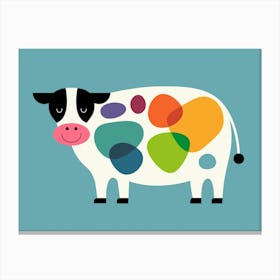 Awesome Cow Canvas Print