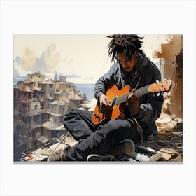 Acoustic Guitar 1 Canvas Print