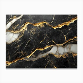 Marble And Gold Canvas Print