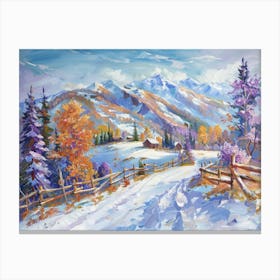 Winter Landscape 17 Canvas Print