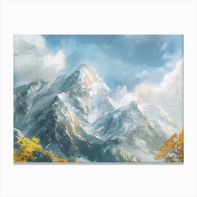 Mountain Scene 3 Canvas Print