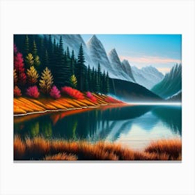 Mountain Lake 52 Canvas Print