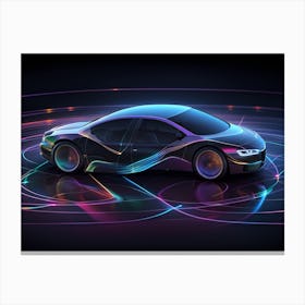 Futuristic Car 4 Canvas Print