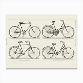 Vintage Bicycles 2 Canvas Print