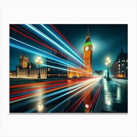 Big Ben At Night Canvas Print