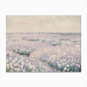 Lavender Field Landscape Canvas Print