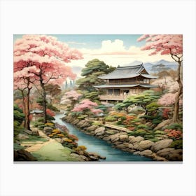 Japanese Garden 3 Canvas Print