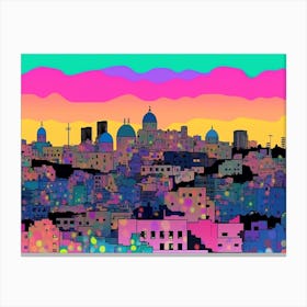 Jerusalem Skyline Canvas Print