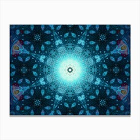 Psychedelic Mandala 1 Canvas Print