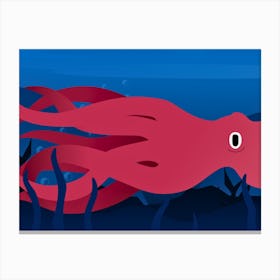 Octopus Canvas Print