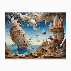 Shores of Djebidibi 1 Canvas Print