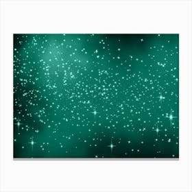 Tropical Rain Forest Shining Star Background Canvas Print
