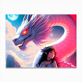 Mystical Fantasy Illustration 184 Canvas Print