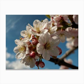 Blooming sakura branch 3 Canvas Print