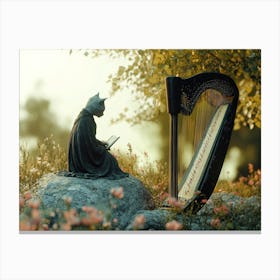 Harpist 2 Canvas Print