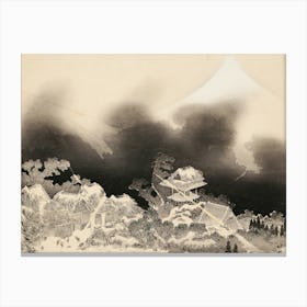 Hokusai Ukiyo-e Yamaguchi Canvas Print